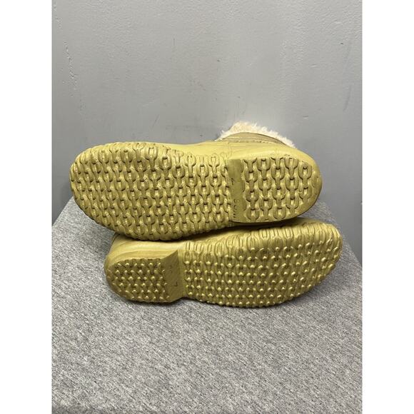 Sorel Geneva Winter Boots Womens 7 Removable Wool Green Canada - Picture 6 of 10